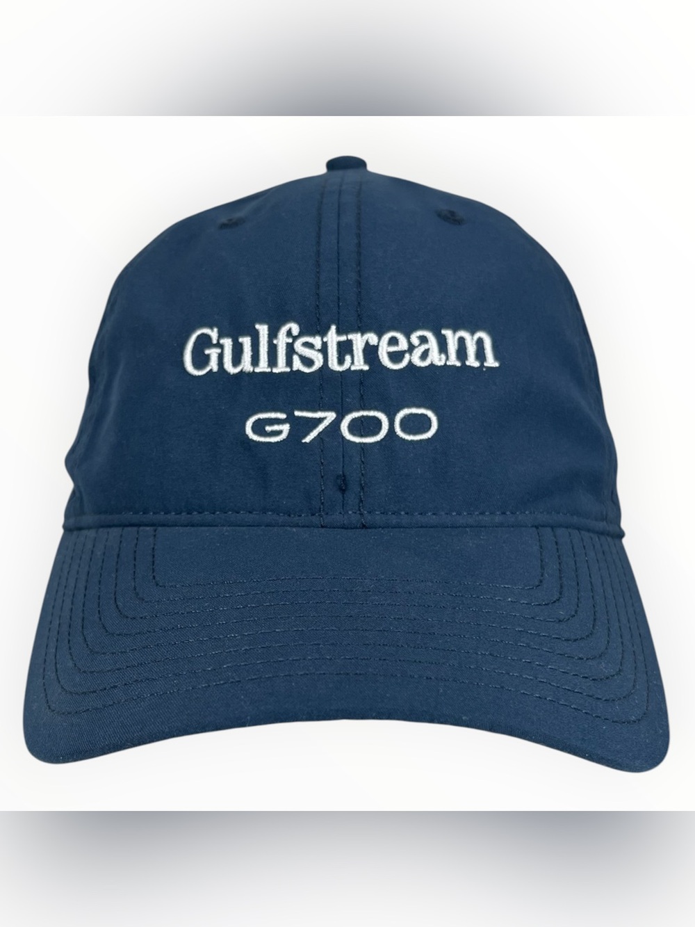 Gulfstream G700 Hat Navy Blue Embroidered Aviation Aircraft Adjustable Cap OSFM